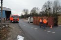 LKW umgestuerzt Niehler Hafen P076